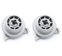 2 pièces roue panier inférieur - avant compatible pour lave-vaisselle Bosch Siemens Neff 10014039