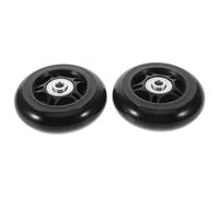 2 Pièces Roues de Valise de Rechange, Pivotantes, Silencieuses | Remplacement Rapide pour Valises et Trottinettes D’garçon Fille, Roulement Souple Multi-surfaces, Bricolage Facile