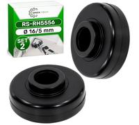 2 Pièces Roues pour Aspirateur Balai à Batterie Sous la Brosse Ø 16/5 mm | Code Original RS-RH5556 RSRH5556 pour Rowenta pour Tefal - Garantie de 5 Ans - ONIX TECH