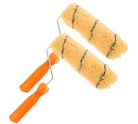 2 Pièces Rouleau à Peinture Mural Portable pour Murs et Plafonds | Absorbe une Grande Quantité de Peinture, Facile à Nettoyer, Léger, Usage Pratique, Outil Peinture Couleur Aléatoire