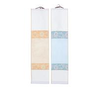 2 Pièces Rouleau de Calligraphie Suspendu Vierge en Papier Xuan