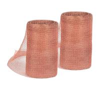 2 Pièces Rouleau De Maille De Cuivre, 12,7cm x 6m Filet De Cuivre Tricot, Filet Cuivre Anti Limaces et Escargots, Filet De Cuivre Contre Les Escargots pour Jardin, Maison, Potager