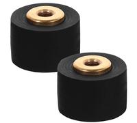 2 Pièces Rouleau Pinceur pour Machine Vidéo en Caoutchouc Noir 10 | Pièce de Réparation pour Player et Recorder, Design Précis Résistant à L’usure, Pose Simple