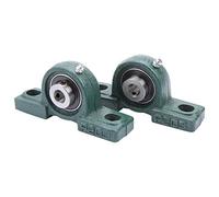 2 Pièces Roulement pour Bloc d'oreiller, UCP204 Diamètre Intérieur 20mm Roulement à Billes pour Bloc d'oreiller