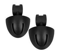 2 Pièces Roulette Avant de Remplacement pour Aspirateur, Noir | Roues Pivotantes en Plastique, Remplacement sans Outil, Mouvement à 360 Degrés, pour Entretien et Nettoyage