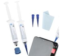 2 Pièces RTV Silicone Colle Écran Telephone pour Téléphone Portable Écran Réparation LCD Écran Tactile Téléphone pour Samsung pour Xiaomi Display Colle Réparation Adhésif Kit