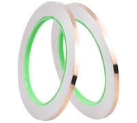 2 Pièces Ruban Cuivre Anti Limace, 6mm X 20m Copper Tape Conducteur Adhesif pour Jardin, Guitare