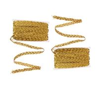2 Pièces Ruban de Dentelle Décorative à Paillettes | Fournitures Artisanales Faites Main, Tissu Souple sans Élasticité, pour Projets Saisonniers et Accessoires