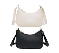 2 Pièces Sac À Bandoulière Pour Femmes, Sac À Bandoulière Simple Et Polyvalent, Sac À Bandoulière À La Mode, Sac À Bandoulière De Grande Capacité, Sac À Bandoulière En Cuir Pu.