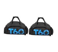 2 pièces Sac à Dos Sacs de moulinets Sacs de Sport Sacs en Maille Sac d'entraînement Sac de Sport Sac de Court Sac de Valise Haies réglables Polyester Hommes et Femmes Sacs à bandoulière de sport/166