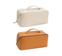 2 Pièces Sac Cosmétique, Sac De Rangement Avec Poignée, Sac De Rangement Multifonctionnel, Sac De Rangement Grande Capacité, Trousse Cosmétique Pratique