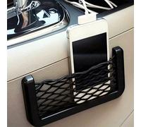 2 pièces Sac de rangement pour voiture - Organisateur suspendu en maille durable pour le coffre et la banquette arrière du véhicule, filet de chargement universel avec bords élastiques pour un rangeme