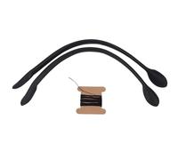 2 pièces sac poignées sangles sac en cuir sangles poignée sac à bandoulière sangle de remplacement pour sac sangles accessoires de remplacement(Noir)