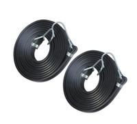 2 Pièces Sandow de Moto pour Bagages, Élastique Butyle Noir