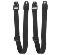 2 Pièces Sangle Anti-Chute pour Téléviseur, Fixation Stable | Alliage de Zinc et Polyester Noir, Réglage Facile, Sécurise Armoires et Tiroirs, Usage Anti-basculement