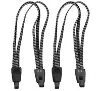 2 Pièces Sangle de Fixation pour Bagages, Crochets Doubles | Nylon et Caoutchouc, Format Compact Facile à Transporter, pour Balades à Vélo, Camping et Chargement