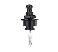 2 Pièces Sangle Serrure Métal Bouton pour Guitare Électrique Acoustique Straplocks de Remplacement Multicolore Noir Qualité Professionnelle
