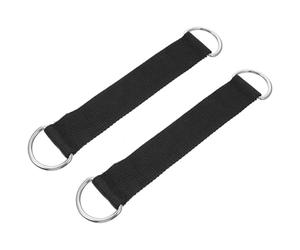 2 Pièces Sangles De Poulie Arbre Suspendus Sangles Ventrières Bretelles Remise en Forme Sangle De Suspension Poulie Bretelles Gym des Sports Support Polyester Aptitude