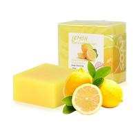 2 Pièces Savon au Citron, Savon Artisanal Bio, Savon Naturel Solide 100g, Barre de Savon pour la Peau, les Cheveux, le Corps, le Visage, Savon au Citron pour Bain, Douche, Lavage