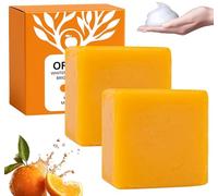 2 Pièces Savon Au Orange, Savon éclaircissant Au Orange, Savons Naturel Au Oranges, Savons à Oranges éclaircissant, Soap Naturel éclaircissant Pour Corps Et Le Visage, Hydrater Et Unifier Le Teint
