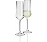 2 pièces Savoy Polycarbonate 290ml Flûte à champagne en verre véritable incassable