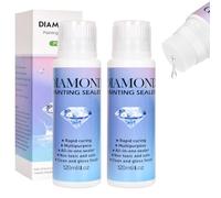2 Pièces Scellant Pour Peinture Diamant,240ml Colle Diamond Art Painting,Colle Pour Puzzle,Colle D'Étanchéité Pour Peinture Diamant Convient À Tous Peinture Diamant, Peinture Diamant De Bricolage