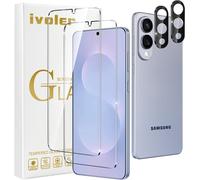 2 Pieces Screen Protector For Samsung Galaxy S25 Edge 5g With 2 Pieces Rear Camera Protector, Tempered Glass Film, 9h Hardness, Anti-Scratch, Bubble-Free