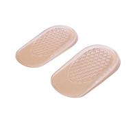 2 pièces semelles intérieures en silicone pour augmenter la hauteur, inserts de levage de talon ergonomiques invisibles absorbant les chocs, coussinets élastiques d'absorption des (1,5 cm)
