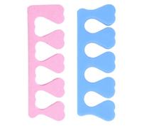 2 Pièces Séparateur D’orteils en Mousse EVA de Cœur pour Pédicure | Compact à Transporter, Confort Ajusté, Protège le Vernis Frais, Facilite L’accès aux Bords des Ongles Couleur Aléatoire