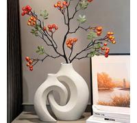 2 pièces Série créative de couple Vase de décoration de maison, combinaison de grande et moyenne taille Ornement de table d'intérieur, convient pour la décoration intérieure, peut être utilisé dans le