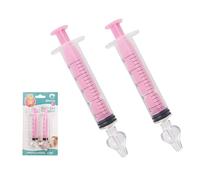 2 Pièces Seringue Nasale Bébé 10ml Mouché-Bébé Irrigateur Nasal Manuel à Seringues Avec Echelle pour Nettoyant Nasal sûr Avec Embout D'aspiration Nasale en Silicone Nettoyable et Réutilisable(Rose)
