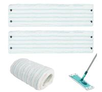 2 Pièces Serpillères de Rechange Compatibles avec Leifheit Twist/ Combi XL Micro Duo 48 cm, éLiminent Rapidement Les Taches sans Laisser De Traces, Très Absorbantes, Lavables, Réutilisables