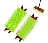 2 PièCes SerpillièRe Microfibre 2en1 Balai Serpillere Tissu Microfibre Housse Vadrouille Microfibres Recharge Serpillere Pour Tous Les Sols Durs Et Sols Sensibles