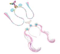 2 Pièces Serrage Tête Garçon et Tresse Queue, Plastique | Accessoire Coiffure, Forme Queue, Confortable à Porter, Ne Tombe Pas Facilement