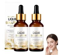 2 Pièces Serum Collagene Visage Sérum De Collagène Pour Le Visage Anti-Rides Doux Hydrate Laisse Peau Ferme Et Éclatante Offre Multiples Bienfaits Nourrissants Convient À Tous Les Types De Peau 30 Ml