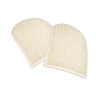 2 Pièces serviette de bain en luffa Gants gommage exfoliant pour le bain exfoliant scrubber sableuse de laveur de peau brosses de exfoliantes fibre de luffa