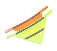 2 pièces Serviette Triangulaire pour Animaux de Compagnie, équipement réfléchissant pour Chien, Bandana de Glace, Gilet de Rot, Bavoirs triangulaires réfléchissants (AM)