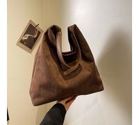 2 pièces Set : 1 sac à bandoulière vintage grande capacité et 1 doublure intérieure pour femmes, sac fourre-tout pour navetteurs, automne hiver, nouveau sac Hobo inspiré du rétro, nouveau sac pour fem