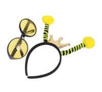 2 Pièces Set Abeille de Fête, Serrage-tête et Lunettes