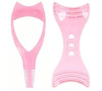 2 pièces/set Applicateur de mascara 3-en-1, protecteur de cils, assistant de maquillage, séparateur et peigne à mascara réutilisables, convient aux débutants pour appliquer le mascara et l'eye-liner n