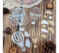 2 pièces/set Chaud Ballon Coupe Meurt Pour Scrapbooking , DIY À La Main Album Artisanat Pochoir Taille UniqueAcier au carbone