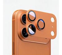 2 pièces/set Compatible Avec IPhone 17 Pro/17 Pro Max Protecteur de Lentille de Téléphone, Couvercle de Lentille en Verre Trempé 9H, Métal Mat Anti-Rayures, Décoration de Caméra, Protection Quotidienn