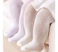 2 pièces Set de combinaison de leggings pour bébés filles. Avec des motifs jacquard à nœud papillon, ils sont faits de velours, ce qui les rend confortables et doux. Ils conviennent à nos bébés filles