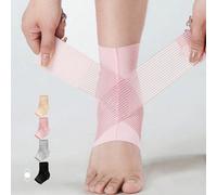 2 pièces/Set Manchons de compression de cheville ultra-fins unisexes, avec support de l'articulation de la cheville enveloppant, bande élastique fine et respirante, protection à pression réglable, cou