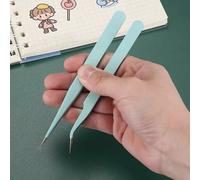2 pièces/set Pince colorée, coupe-ongles en acier inoxydable pour journal à puces, autocollants DIY et manucure, rentrée des classes, fournitures scolaires M.Fer