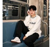 2 pièces/Set Sweat-shirt-shirt et pantalon de survêtement avec imprimé lettres Los Angeles pour garçons adolescents, tenue de mode décontractée pour le printemps, l'automne et l'hiver 14Y,13Y,16Y,15YL