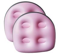 2 pièces siège d'appoint gonflable 18,5x14,6x5,9 '' Spa et support dorsal siège de bain à remous gonflable avec ventouse siège de bain à remous siège d'appoint de bain à remous en PVC pour adultes Sty