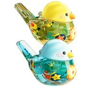 2 Pièces Sifflet Bruit D'oiseau - Sifflet Oiseaux Eau - Sifflet À Eau D'oiseau Gazouillant - Remplissable À L'Eau - Son Du Chant Clair Des Oiseaux - Cadeau D'anniversaire