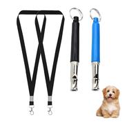 2 PièCes Sifflet Ultrason Chien,Sifflet Chien Rappel,Recall Whistles Sifflet Anti Aboiement,Dog Whistle,Animaux De Compagnie Haute FréQuence Contre Les Aboiements,for Dogs EntraîNeurs (Bleu)