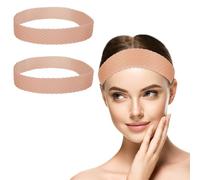 2 Pièces Silicone Perruque Grip Bandeau Perruque Grip Bandes de Cheveux Bande de Perruque pour Maintenir la Perruque en Place Bande de Perruque Transparente Réglable pour Femmes Hommes (Marron Foncé)
